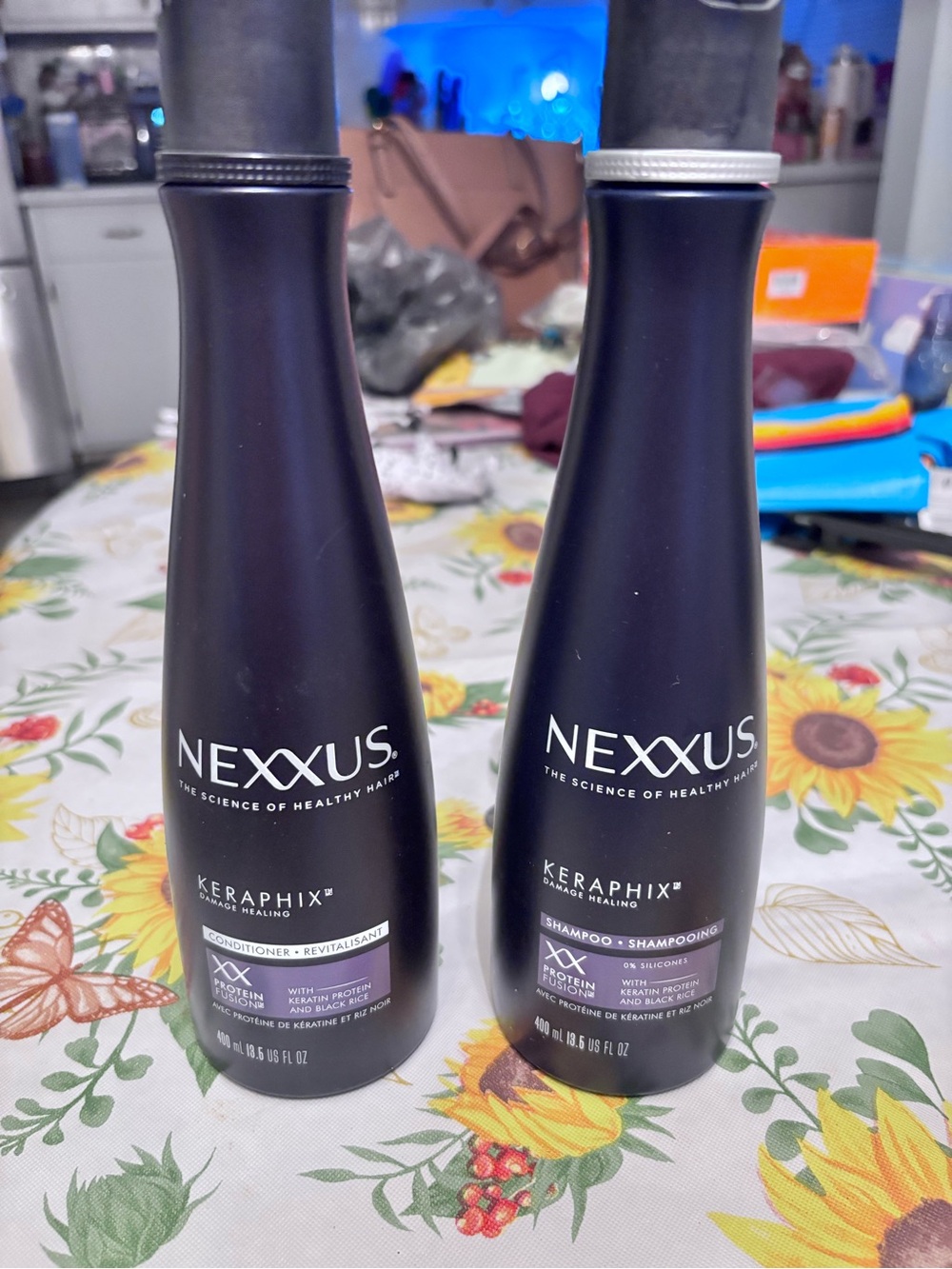 Nexxus Keraphix Black Shampoo for Women - Nourishing Keratin Formula